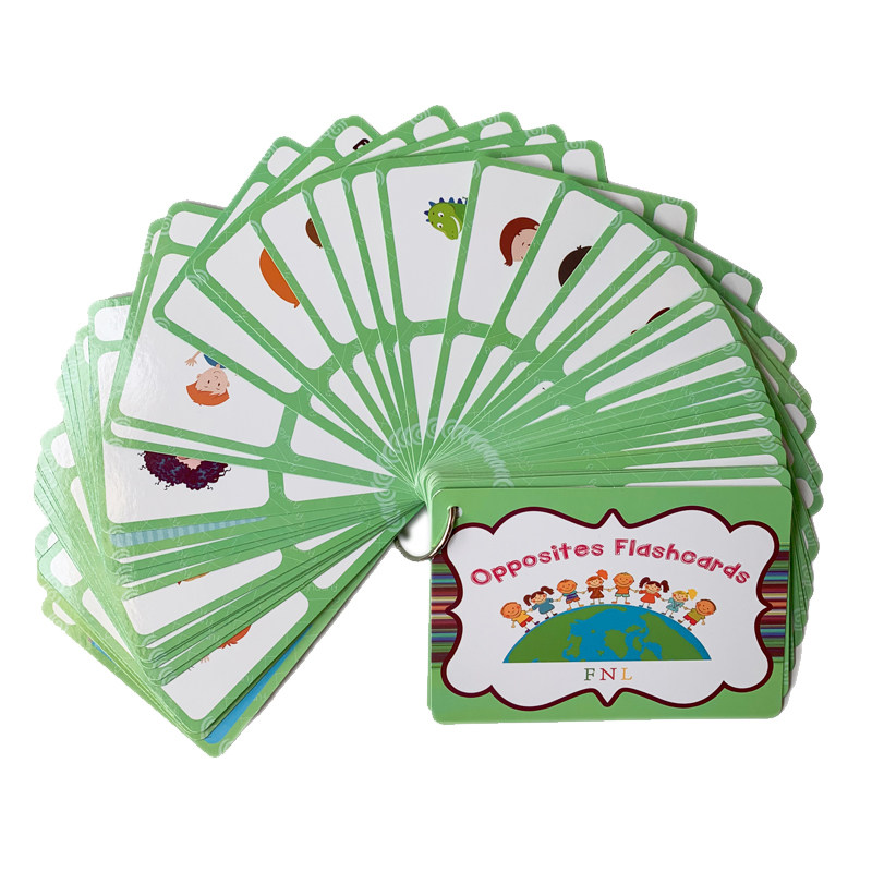 Board Game English - 100가지 반대되는 단어 플래시 카드 영어
