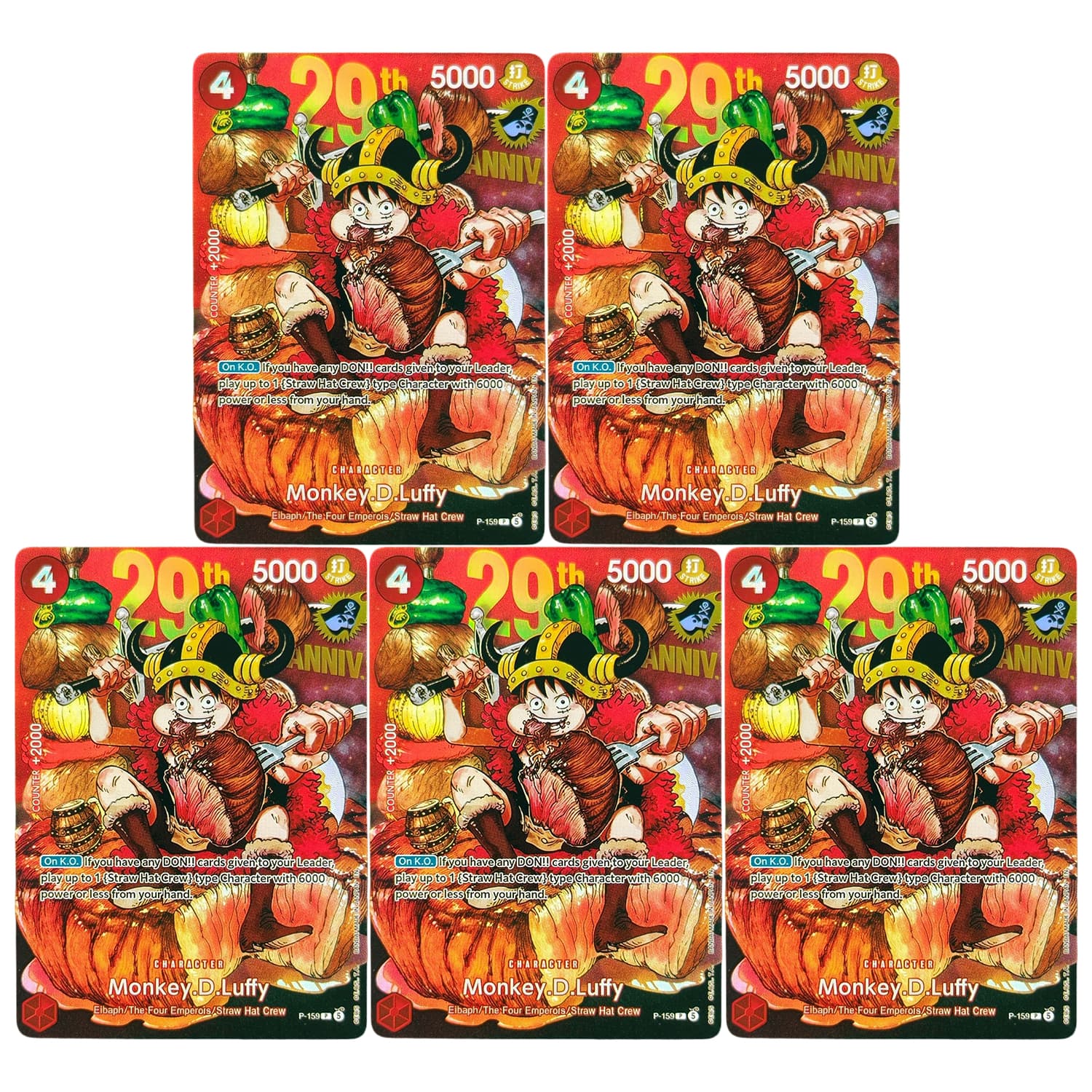 Board Game English - 셀프 메이드 프록시 원피스 영어판 몽키