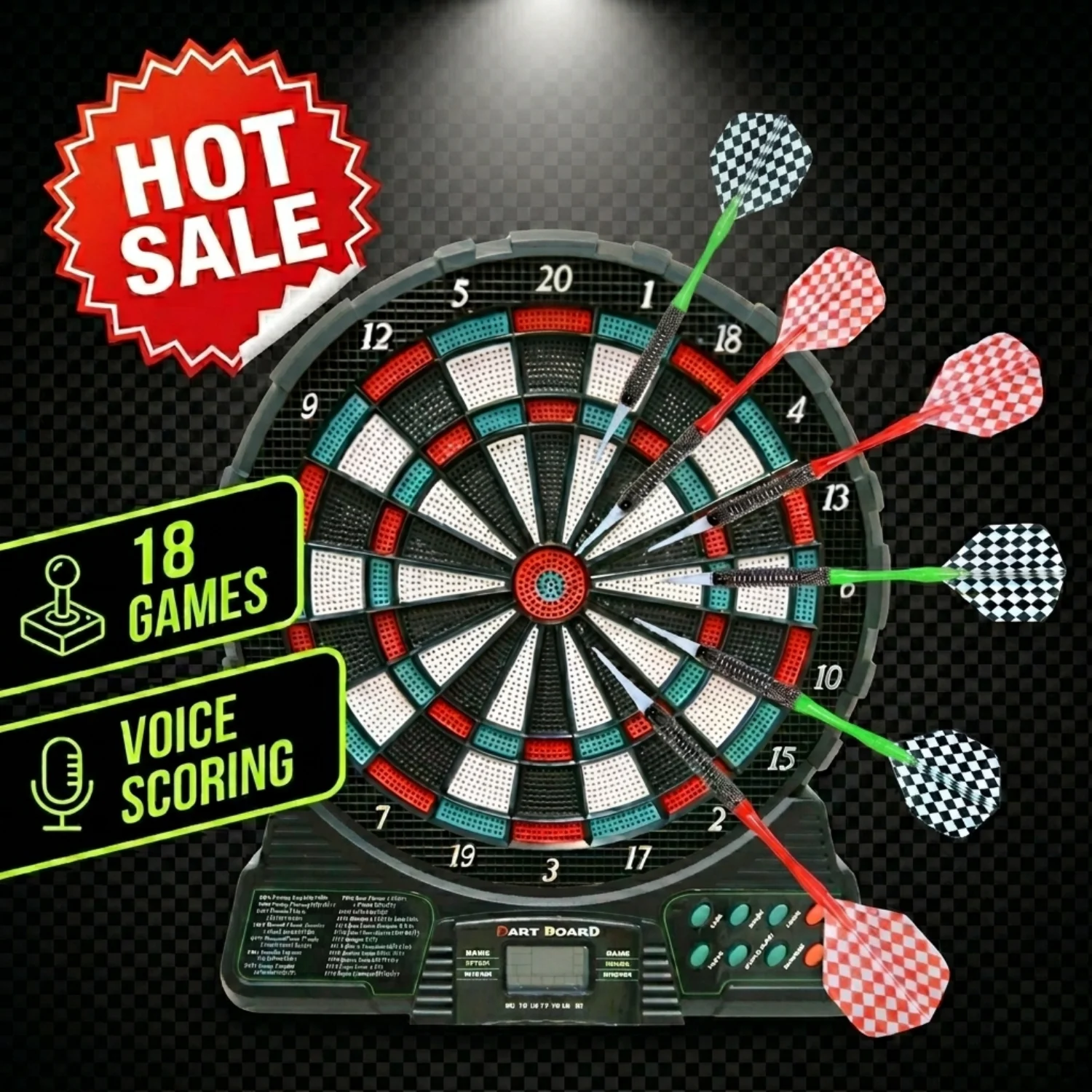 Board Game Ranking - DartVibe 전자 다트 보드 세트 -