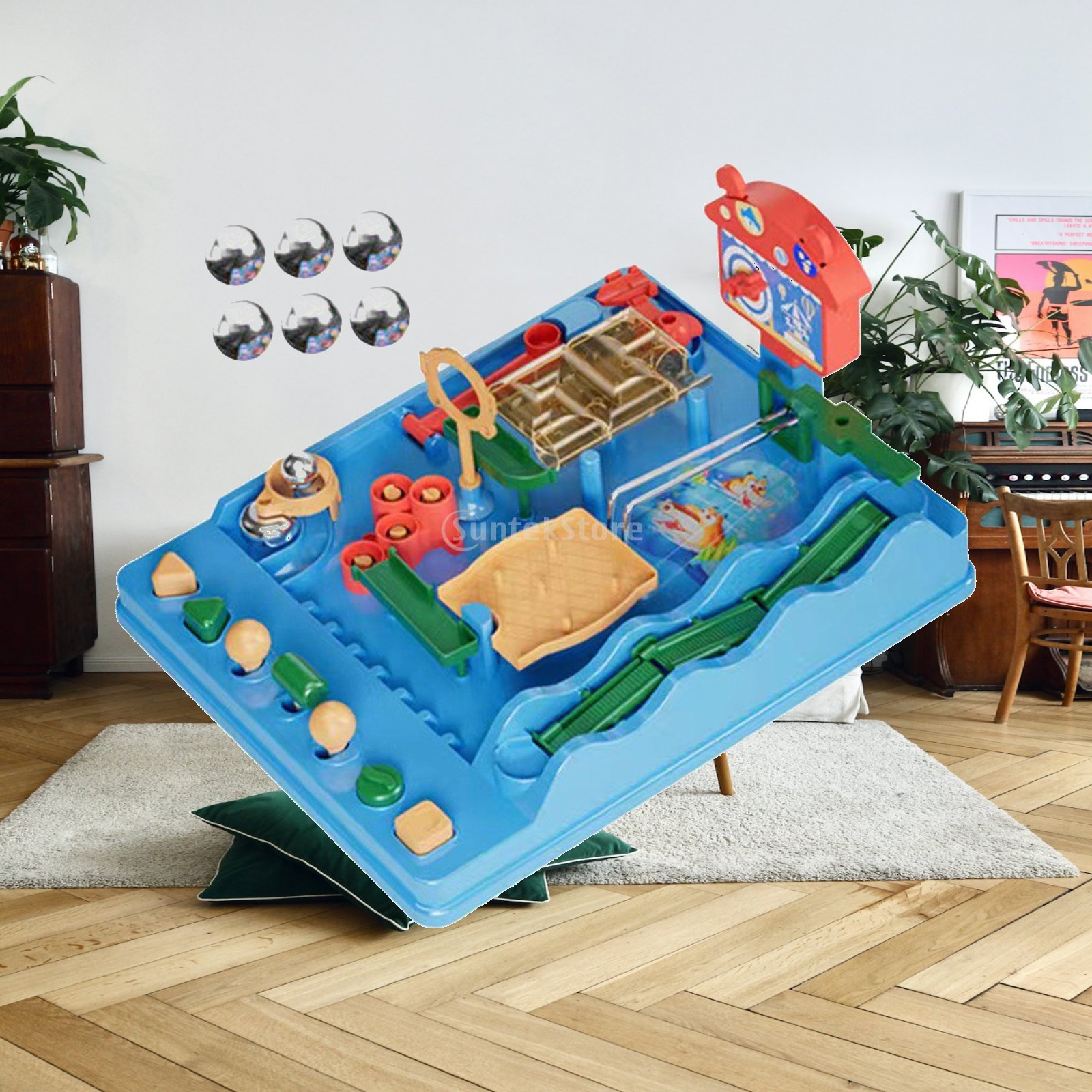 클래식 마블 트랙 모터 기술 향상 몬테소리 학습 STE - Board Game Race Track 리뷰 및 가격