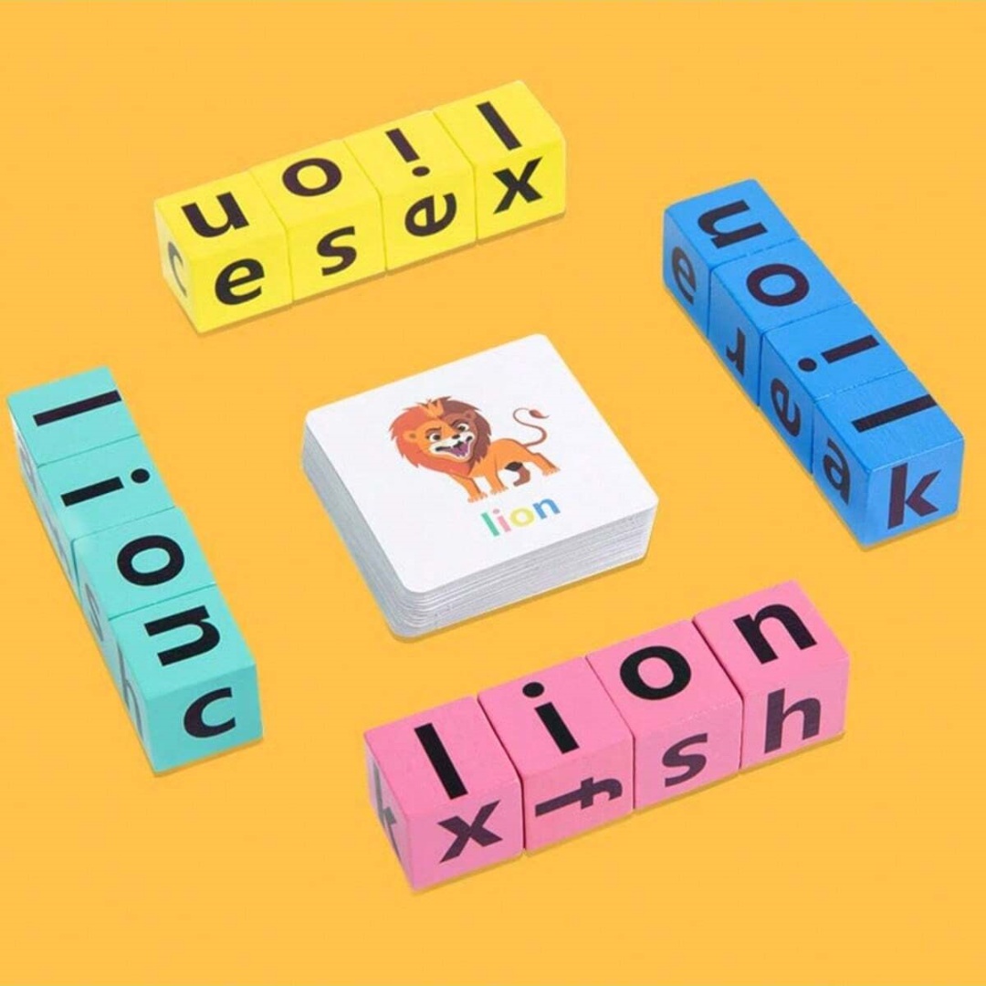 어린이 알파벳 철자 보드 게임, 16개의 글자 블록 + - Board Game English 리뷰 및 가격