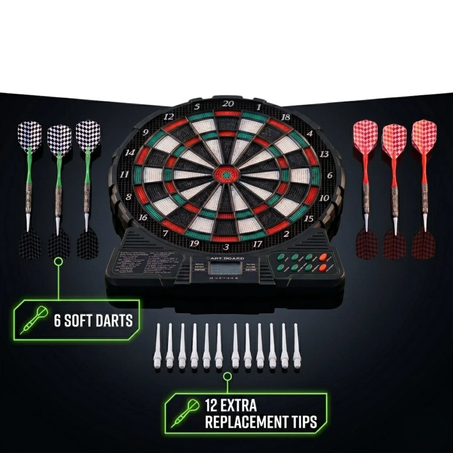 DartVibe 전자 다트 보드 세트 - 18가지 게임 - Board Game Ranking 리뷰 및 가격