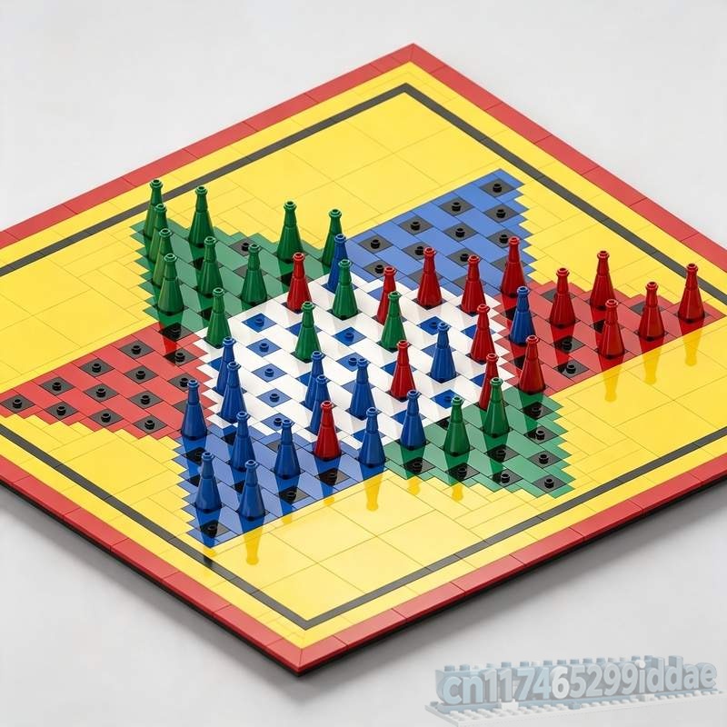781피스 할마 보드 게임 MOC 모델 블록 DIY 창 - Board Game Halma 리뷰 및 가격