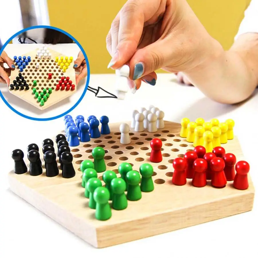 나무 교육용 보드 게임 어린이용 클래식 할마 중국 체커 - Board Game Halma 리뷰 및 가격