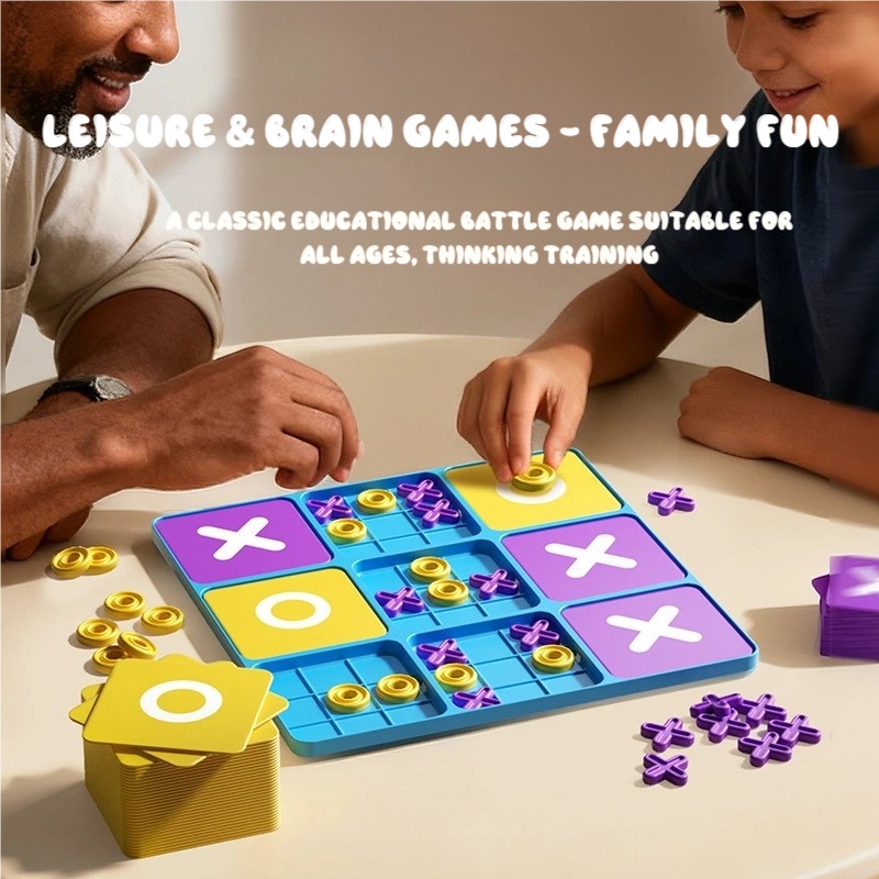남아, 여아 모두에게 적합한 9칸 XO 틱택토 보드 게 - Board Game Arena 리뷰 및 가격