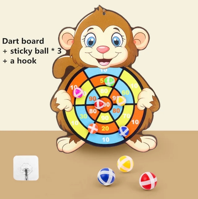 만화 클래식 교육용 야외 파티용 다트판 실내 스티키 볼 - Board Games 리뷰 및 가격