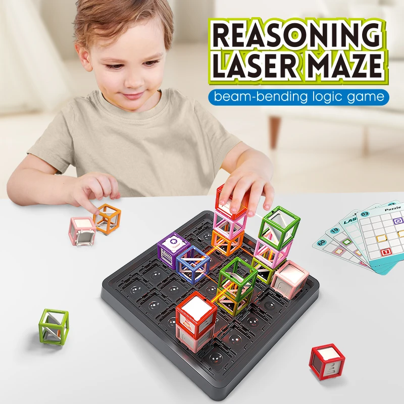60단계 도전 STEM 게임 레이저 미로 장난감 어린이 - Board Game Ranking 리뷰 및 가격