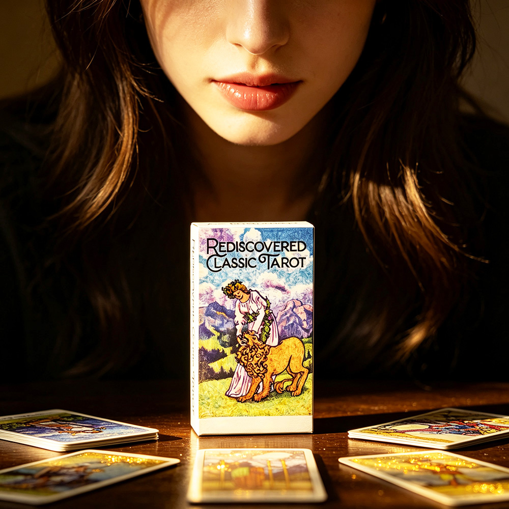 재발견된 클래식 타로 카드 78장 세트 - 빈티지 레트 - Board Game Illustrator 리뷰 및 가격