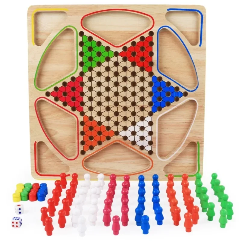 2 in 1 양면 미니 체스 게임 체커 보드 나무 비행 - Board Game Catan 리뷰 및 가격