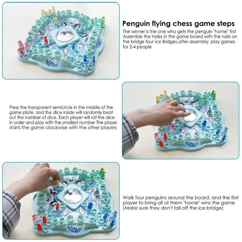 멀티플레이어 펭귄 플라잉 체스 파티 보드 게임, 가족  - Board Game Arena 리뷰 및 가격